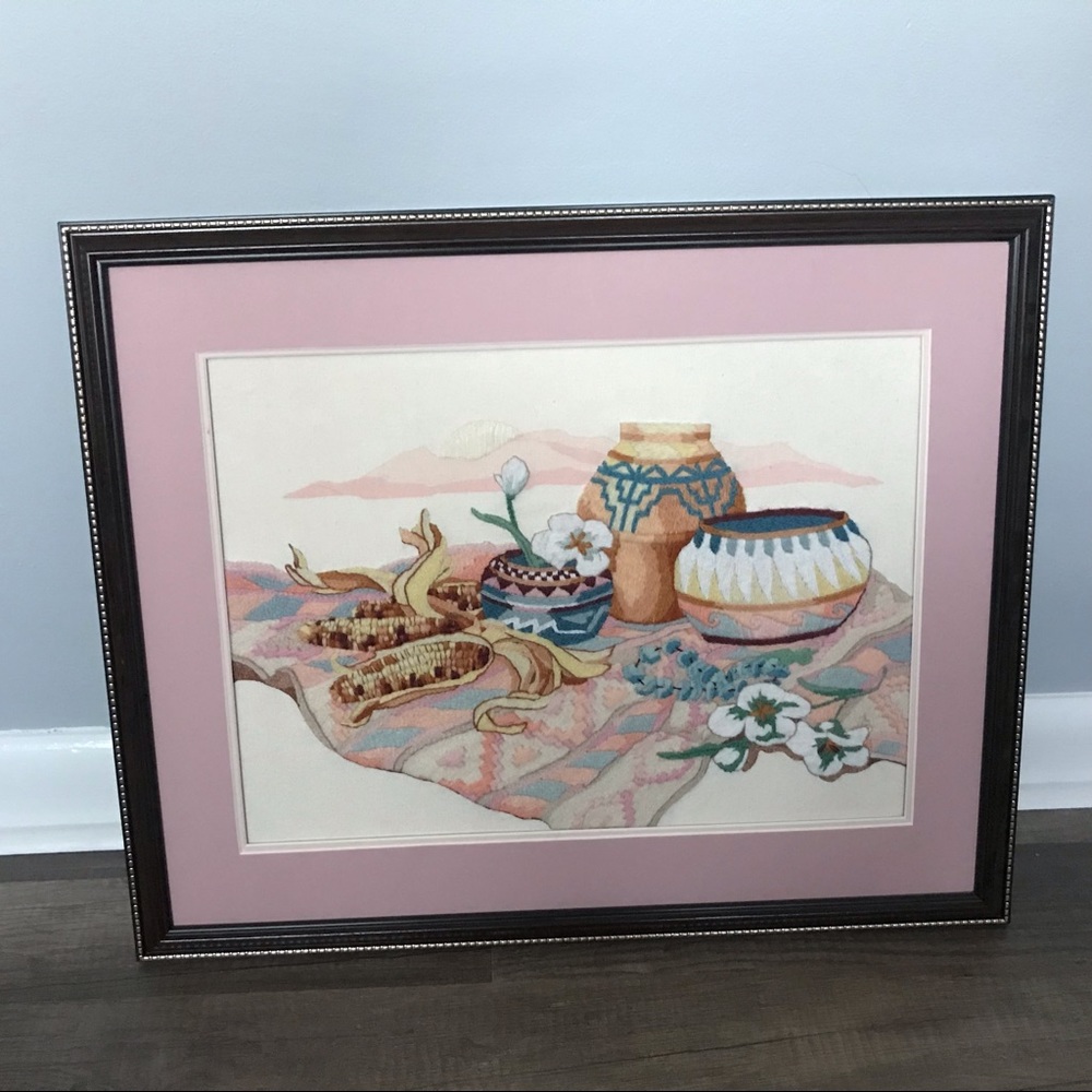 Embroidered Southwestern Style Picture